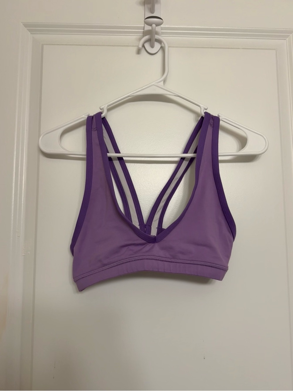 Fleo Lavender Purple Strappy Sports Bra